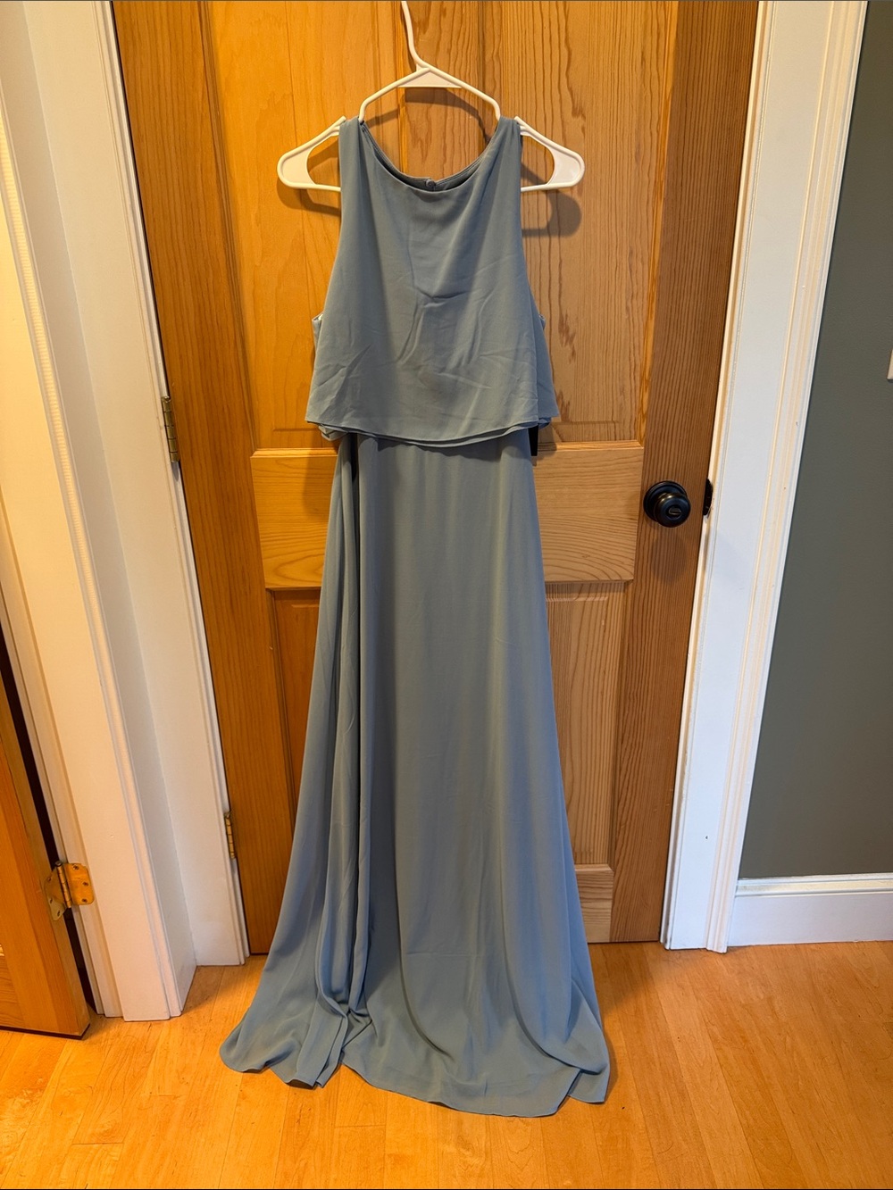 Lulu's Utterly Enchanting Light Blue Sleeveless Maxi Dress